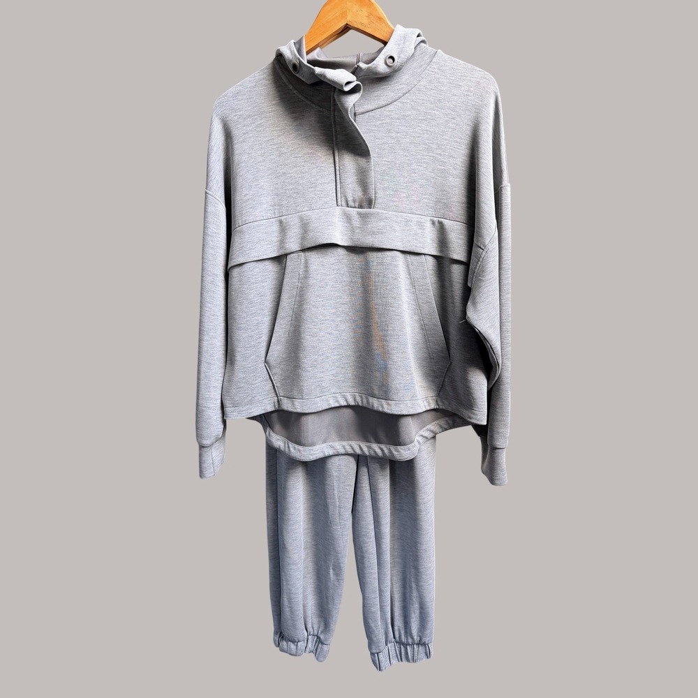 Oysho Modal Blend Hooded Pullover &Joggers Lounge Set  XS S Co-ord Athleisure